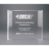 Clear Acrylic Crescent Award (Acrylic Awards)