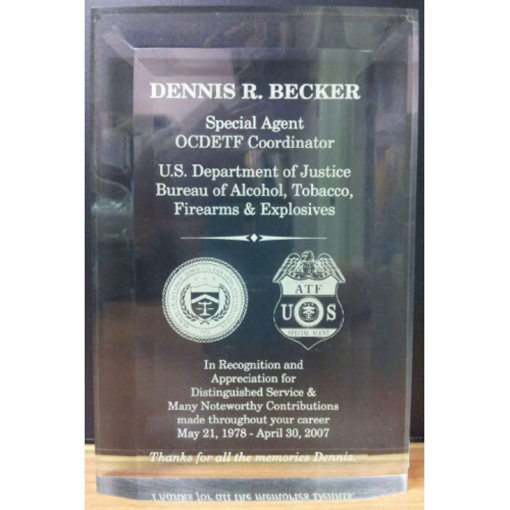 Beveled Rectangle Acrylic (Acrylic Awards)