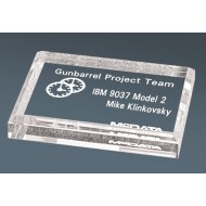 Straight Bevel Acrylic Paperweight