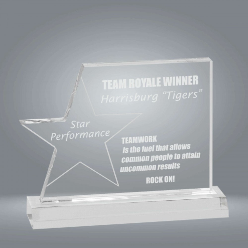 Star Page Acrylic (Acrylic Awards)