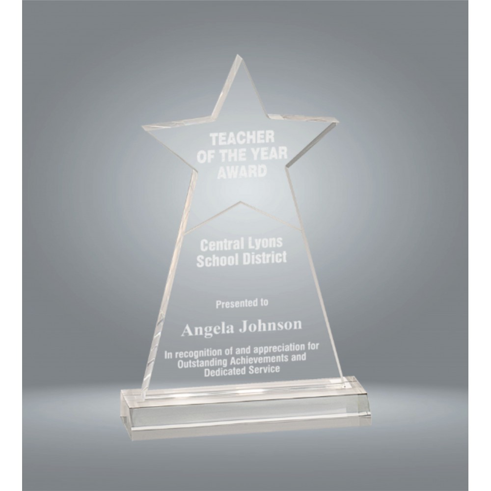 Star Obelisk Acrylic (STA8) by www.allstaryeswecan.com Star Obelisk Acrylic (Acrylic Awards)