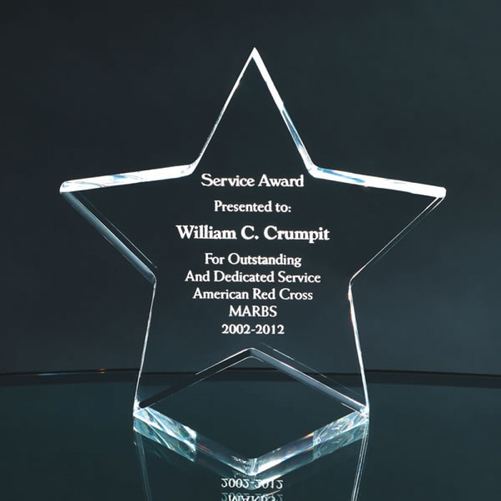 Star Acrylic Award (Acrylic Awards)
