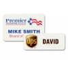 Color Fusion Rectangle Plastic Name Badge (Badges)