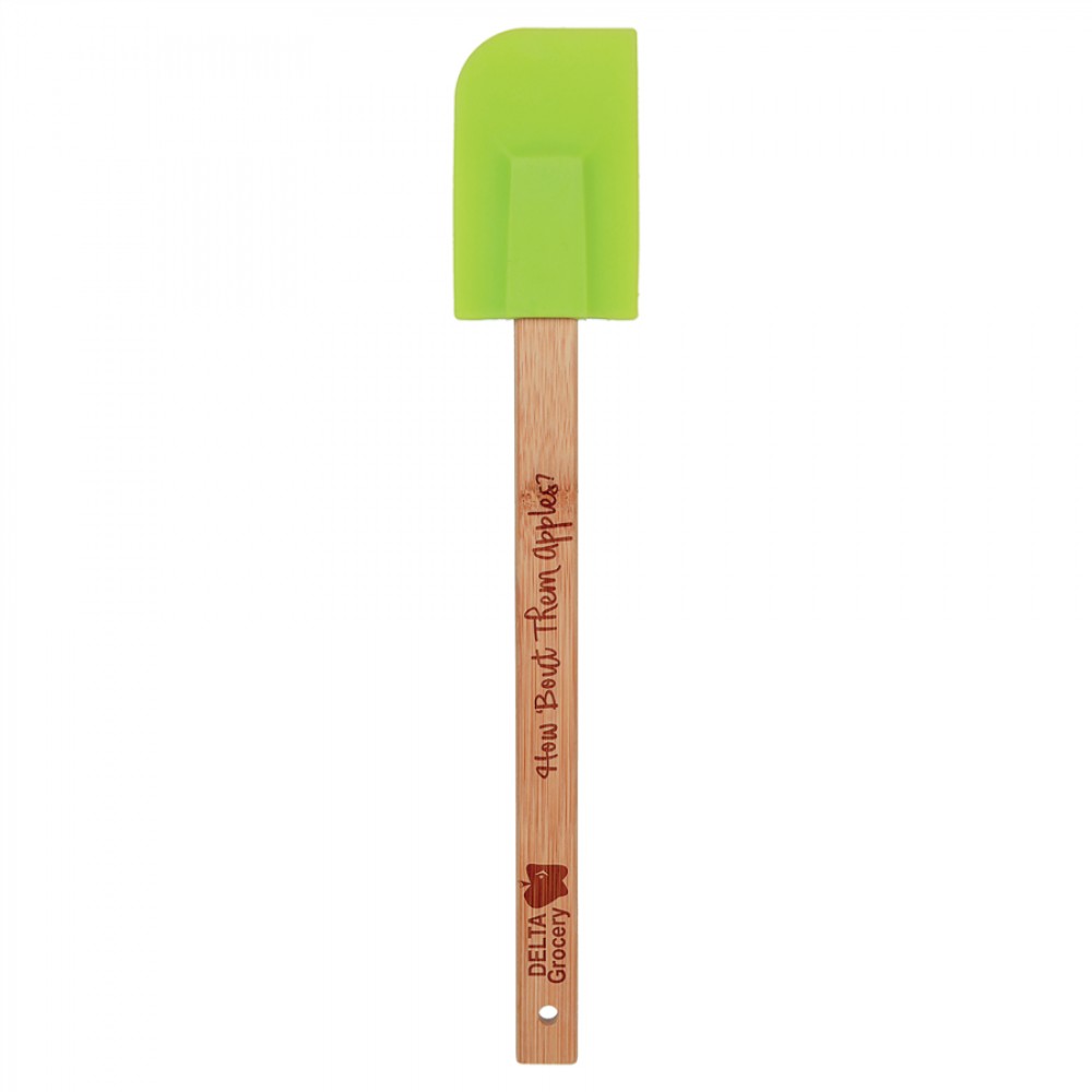 Silicone Spatula with Bamboo Handle (Other Personalized Gifts)