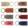 Leatherette Rectangle Keychain (Leatherette)