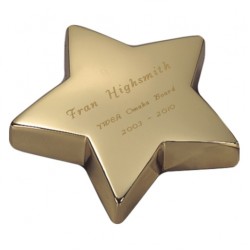 Brass Star Paperweight