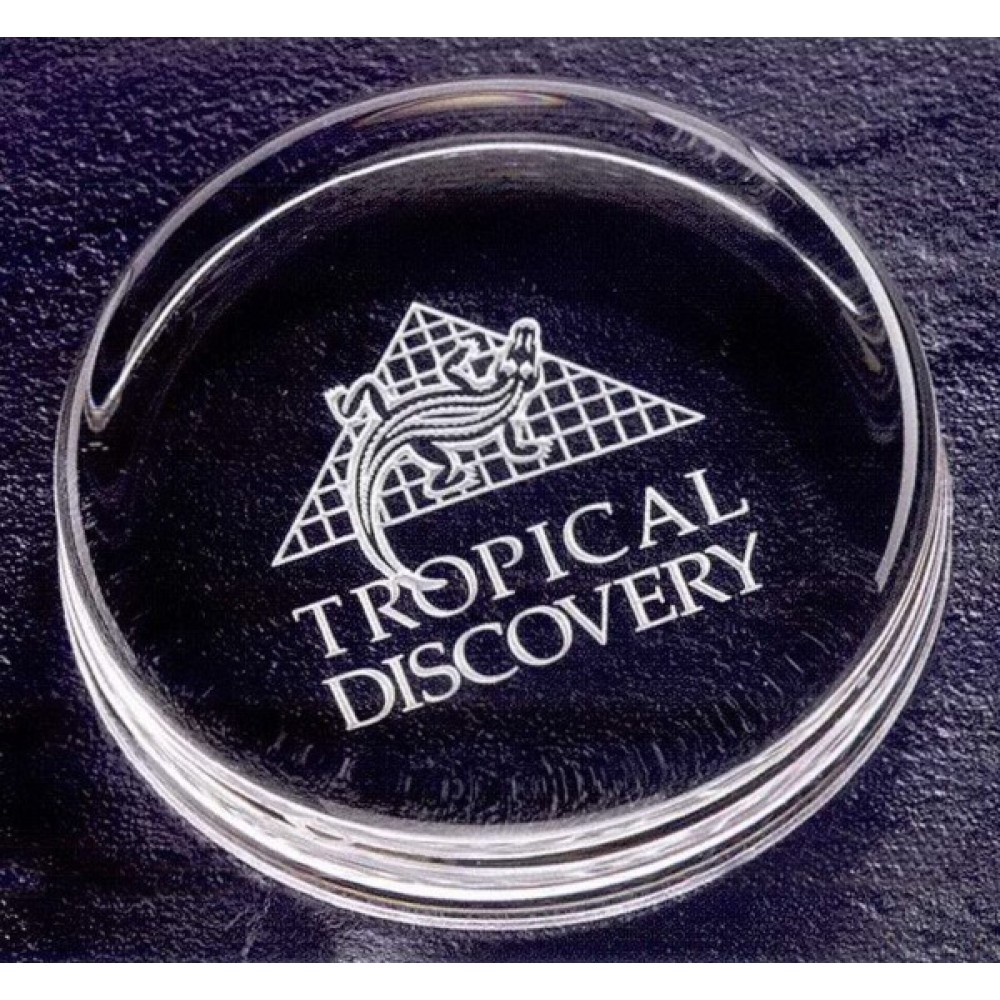 Signature Optic Paperweight (Paperweights & Coasters)