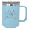 Polar Camel 15 oz. Vacuum Insulated Mug with Slider Lid and Handle -