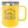 Polar Camel 15 oz. Vacuum Insulated Mug with Slider Lid and Handle -