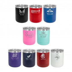 Polar Camel 10oz Vacuum Insulated Tumbler with Clear Lid -