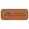 Leatherette 3.25" x 1.25" Name Badge (New Arrivals!)