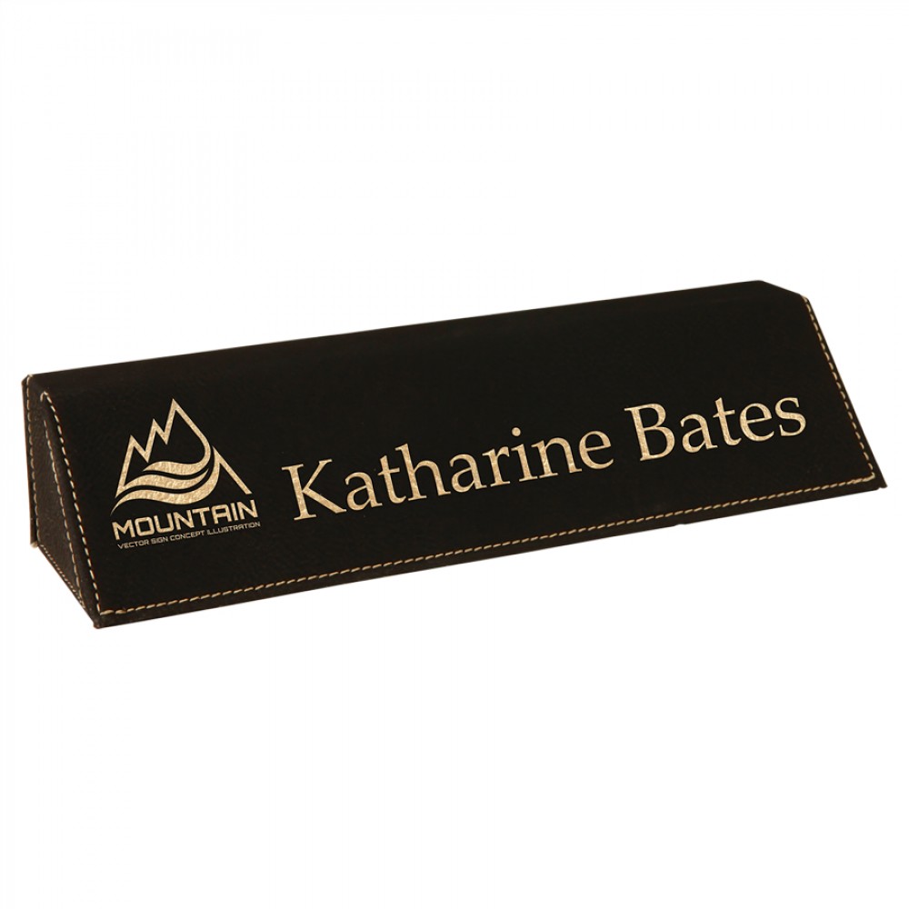 8.5" Leatherette Desk Wedge (Leatherette)