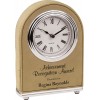 Leatherette Arch Desk Clock (Leatherette)