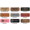 Leatherette 3.25" x 1.25" Name Badge (New Arrivals!)