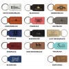 Leatherette Rectangle Keychain (Leatherette)