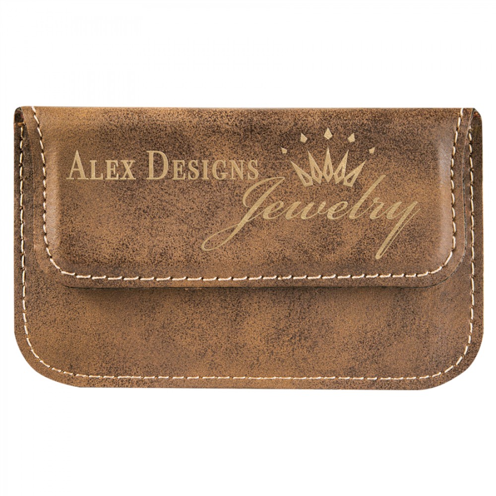 Leatherette Flexible Business Card Holder (Leatherette)