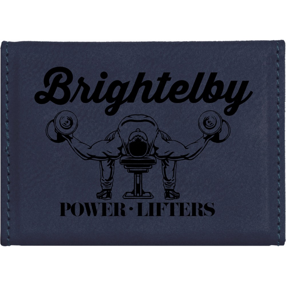 Leatherette Hard Business Card Holder (Leatherette)