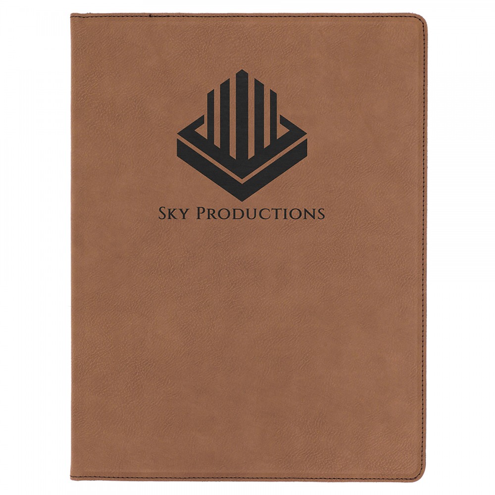 Laserable Leatherette Portfolio with Notepad (New Arrivals!)