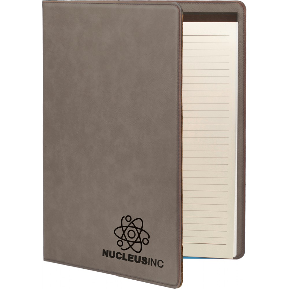 Laserable Leatherette Portfolio with Notepad (New Arrivals!)