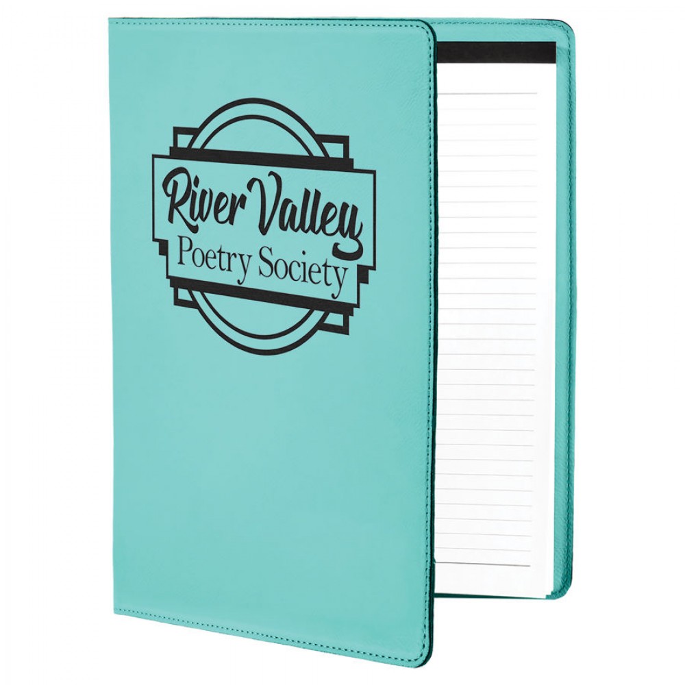 Laserable Leatherette Portfolio with Notepad (New Arrivals!)