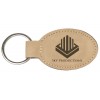 Leatherette Oval Keychain (New Arrivals!)
