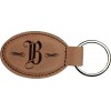 Leatherette Oval Keychain (New Arrivals!)
