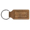 Leatherette Rectangle Keychain (Leatherette)