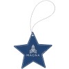 Leatherette Star Ornament with String