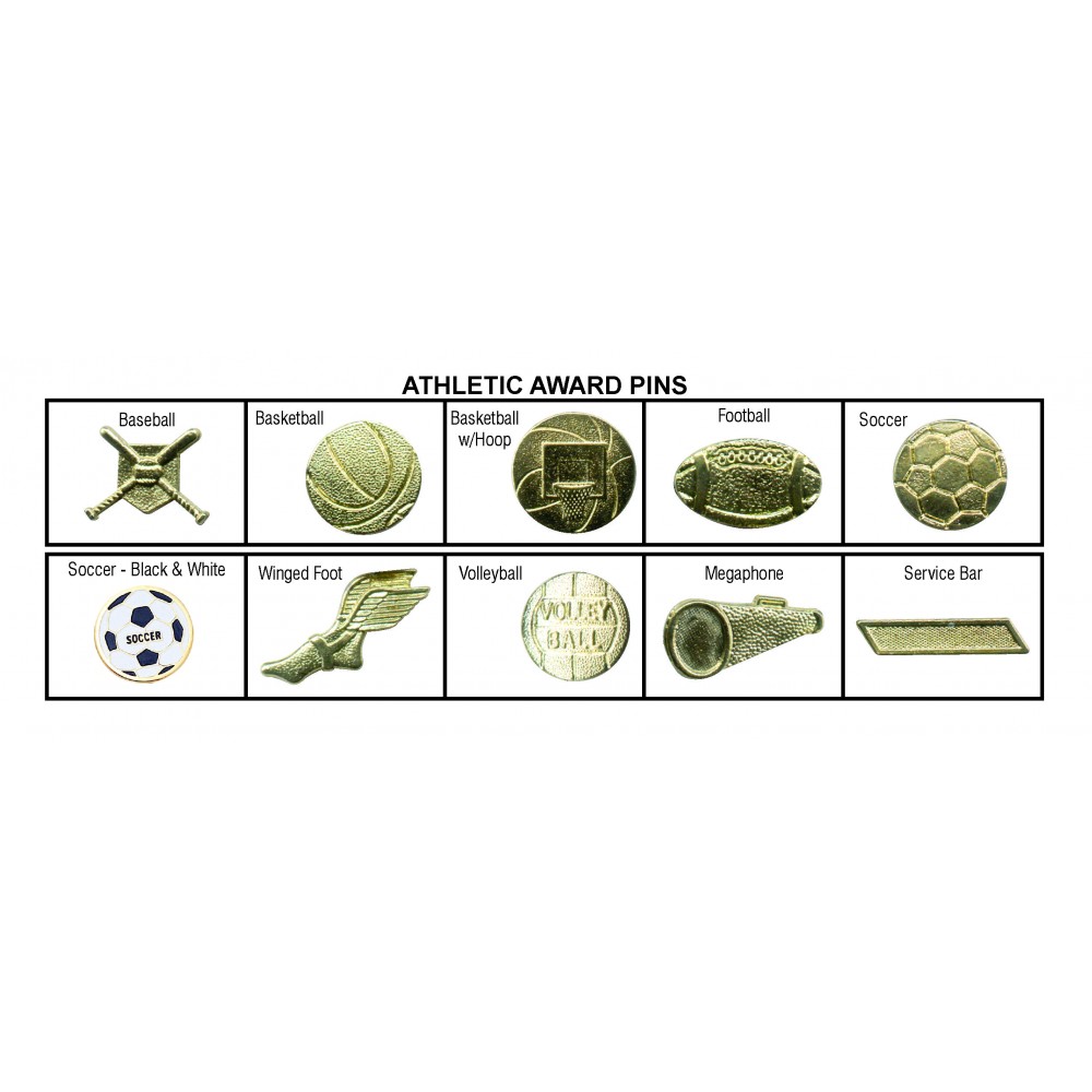 Athletic Lapel Pins (New Arrivals!)