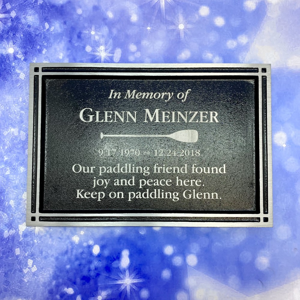 Aluminum Cast Plaque 8"x12"