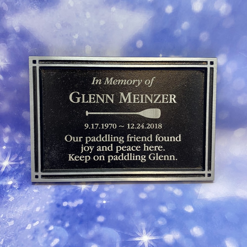 Aluminum Cast Plaque 8"x12"