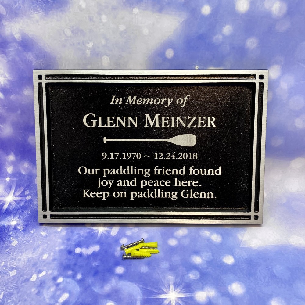 Aluminum Cast Plaque 8"x12"