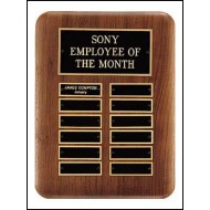 American Walnut Perpetual Plaque