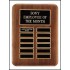 American Walnut Perpetual Plaque