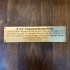 2"x8" Brass Metal Plate with Screws