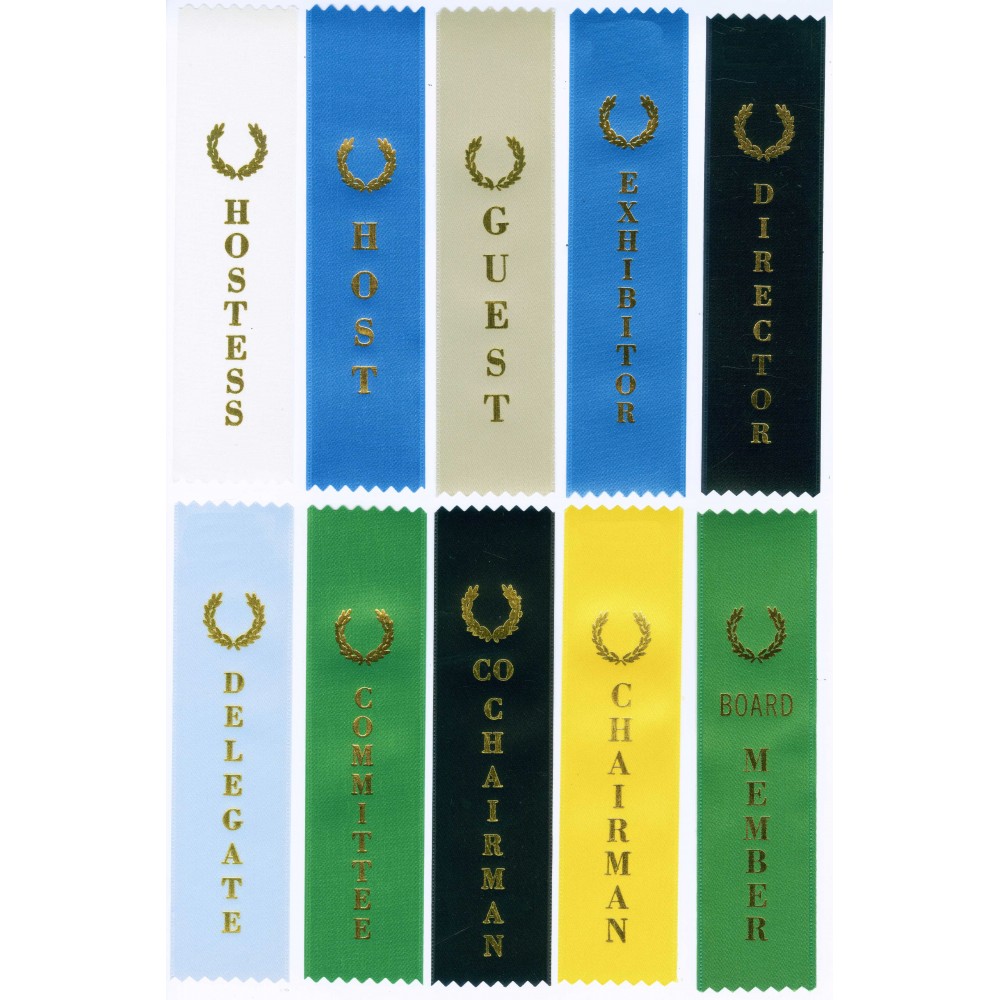 Title Ribbons (Stock Ribbons)