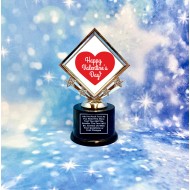 Happy Valentines Day Trophy