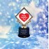 Happy Valentines Day Trophy