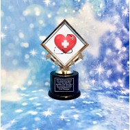 Heart Stethoscope Trophy