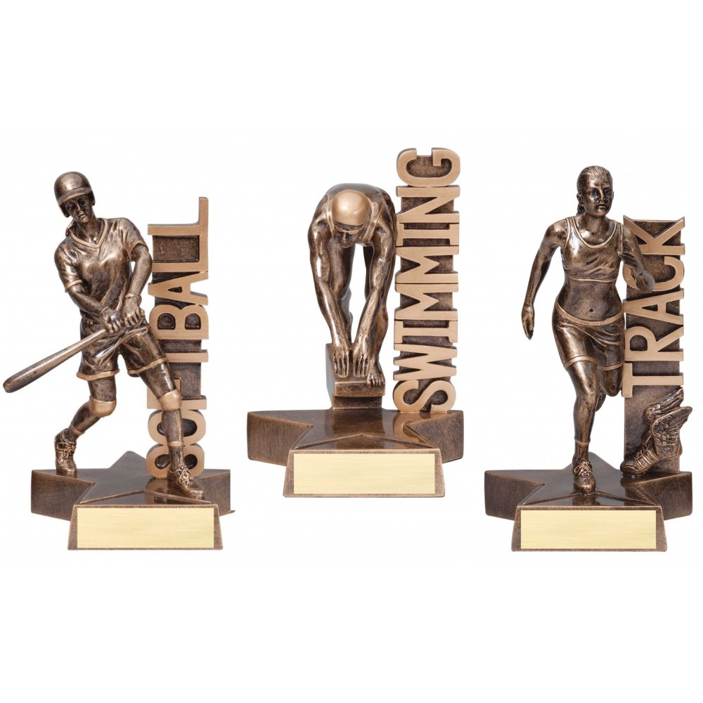 Large Billboard Sports Trophy (Swim & Dive)