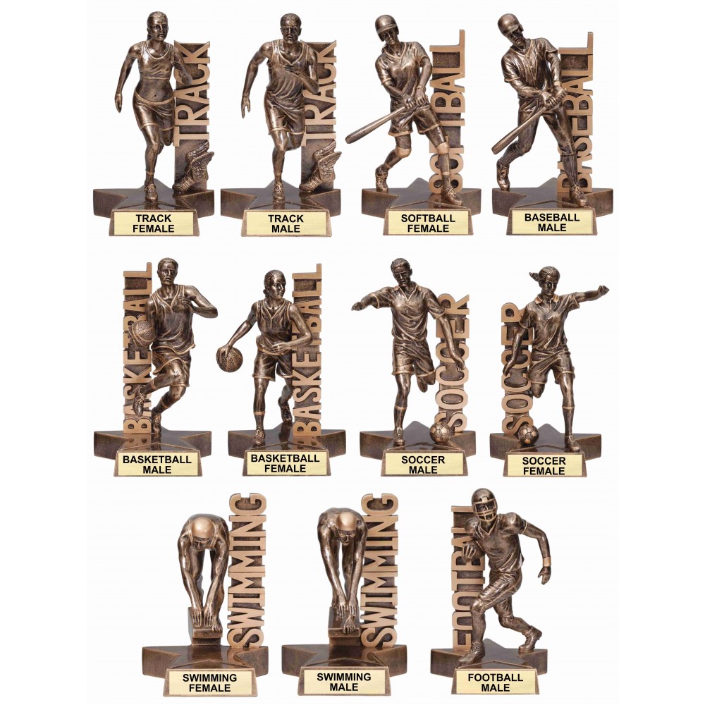 Large Billboard Sports Trophy (Swim & Dive)