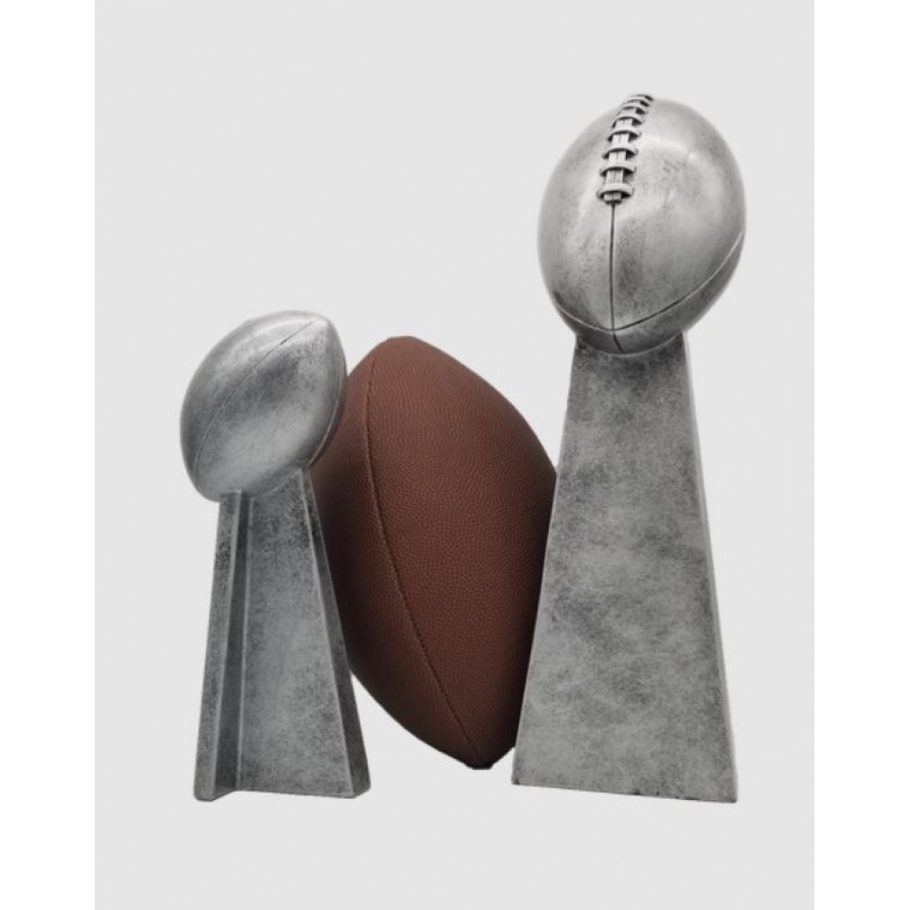 Fantasy Football Silver Trophy Statue