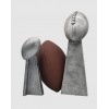 Fantasy Football Silver Trophy Statue