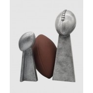 Fantasy Football Silver Trophy Statue