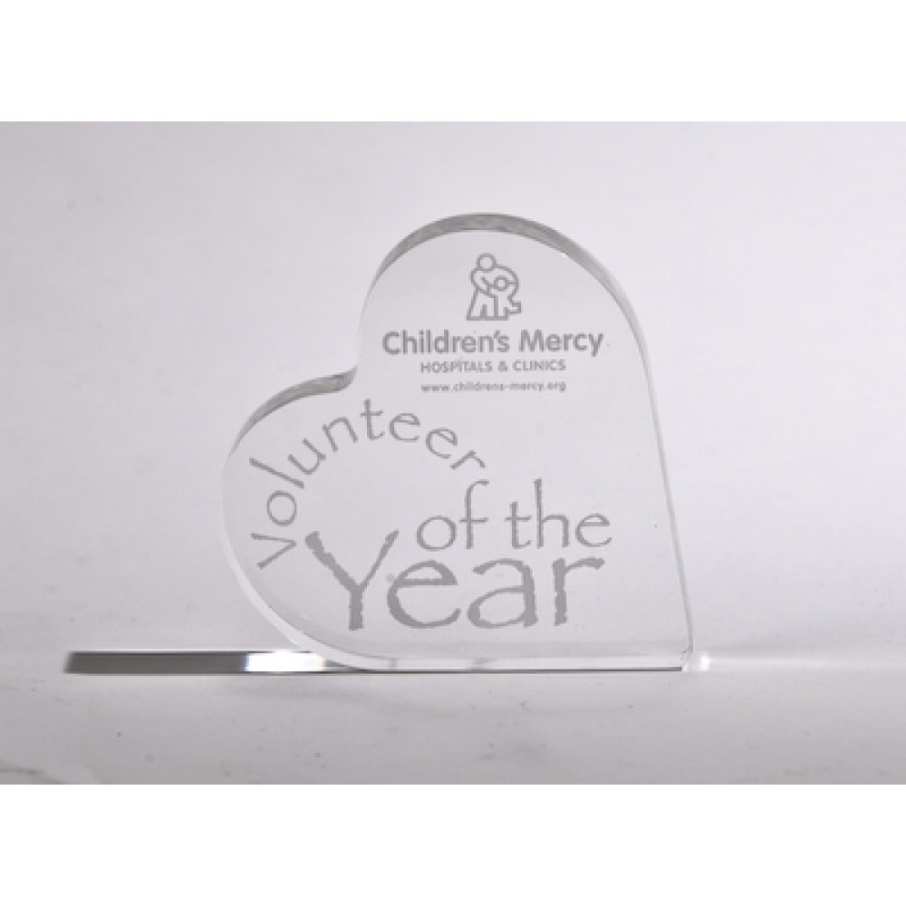 Heart Acrylic Award (Acrylic Awards)