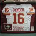 Dawson #16 Framed Jersey