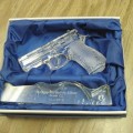 Silica Etched Glass Gun & Base