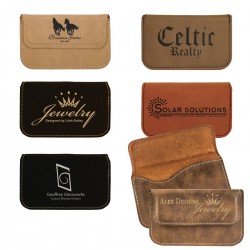 Leatherette Flexible Business Card Holder