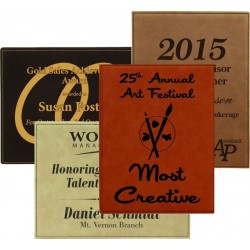 Leatherette Plaque