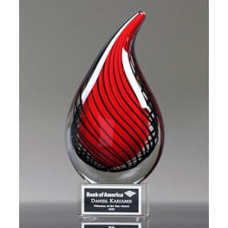 Droplet-Shaped Art Glass Award